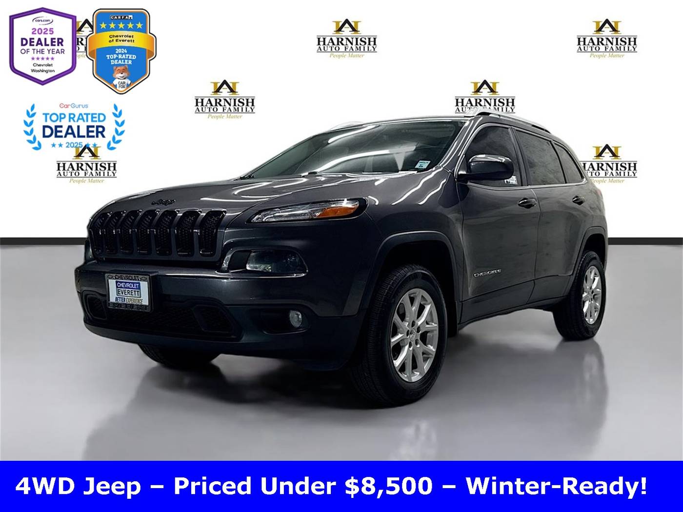 2016 Jeep Cherokee Latitude — SUV — 150,966 mi — Everett, WA