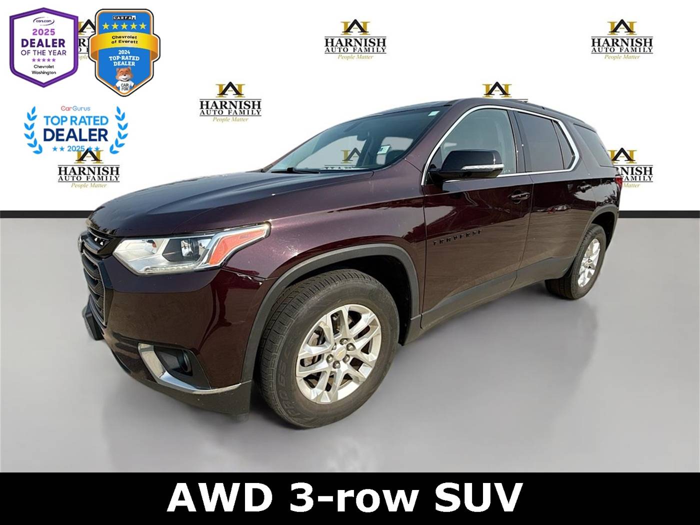 2019 Chevrolet Traverse LT Cloth — SUV — 112,257 mi — Everett, WA