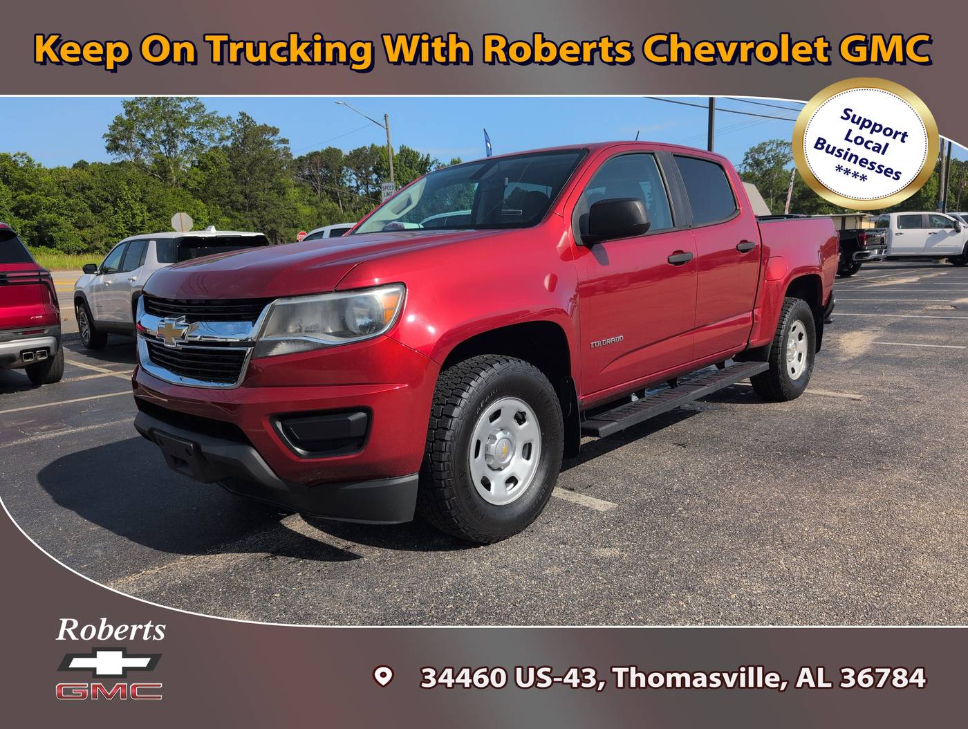 2015 Chevrolet Colorado WT — Pickup Truck — 56,000 mi — Thomasville, AL