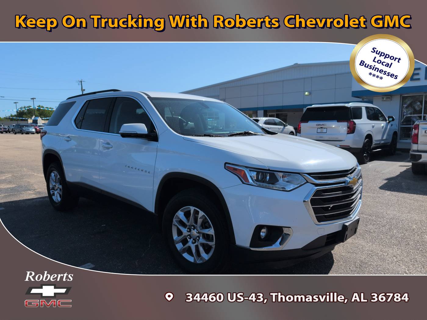 2020 Chevrolet Traverse LT Cloth — SUV — 86,390 mi — Thomasville, AL