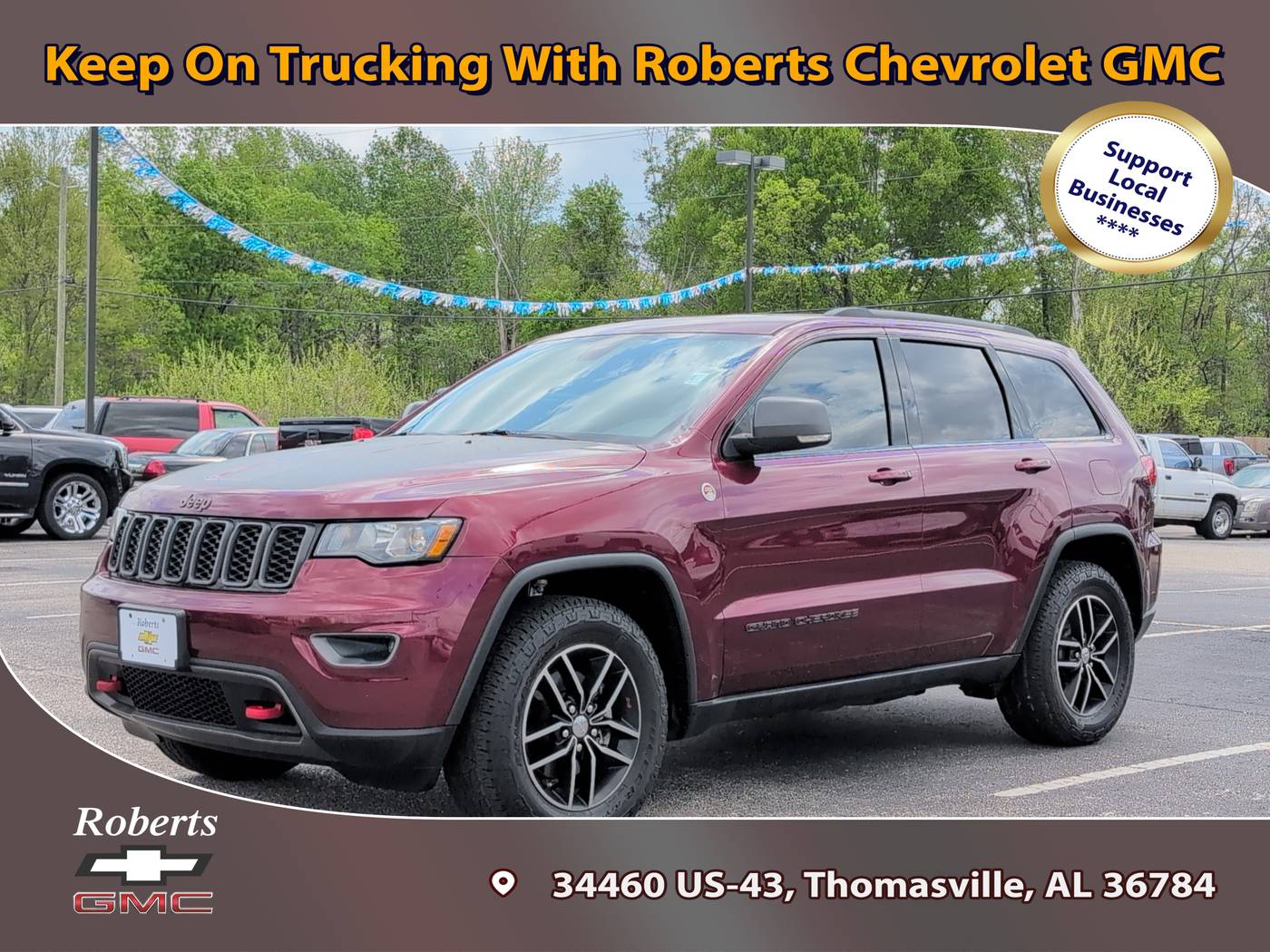 2017 Jeep Grand Cherokee Trailhawk — SUV — 106,823 mi — Thomasville, AL
