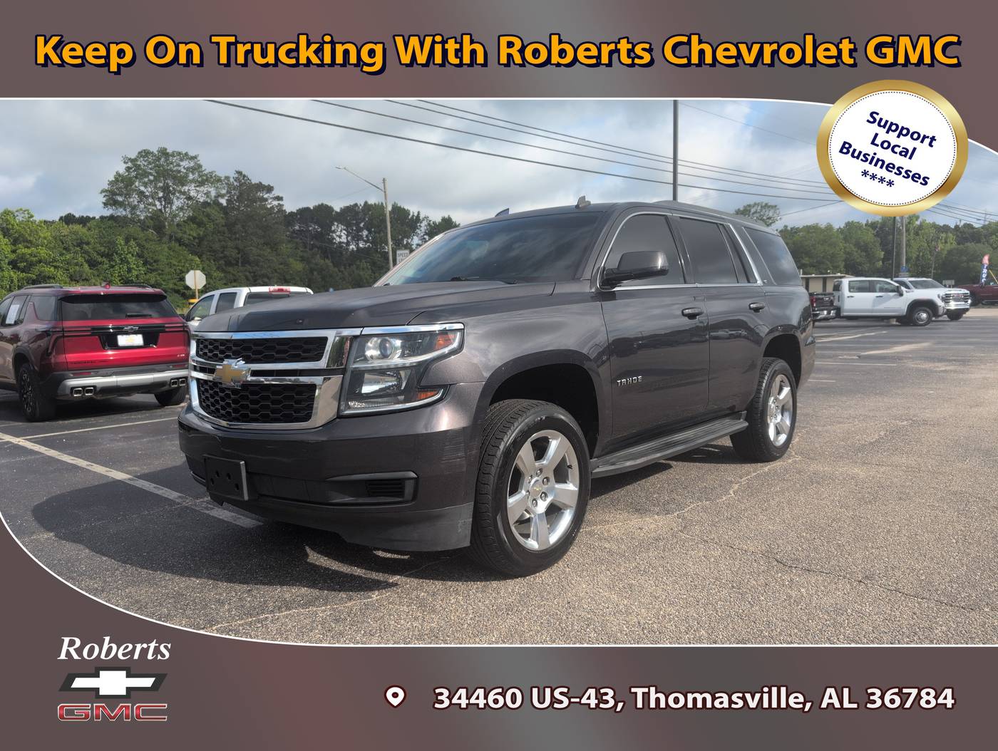 2015 Chevrolet Tahoe LT — SUV — 173,333 mi — Thomasville, AL