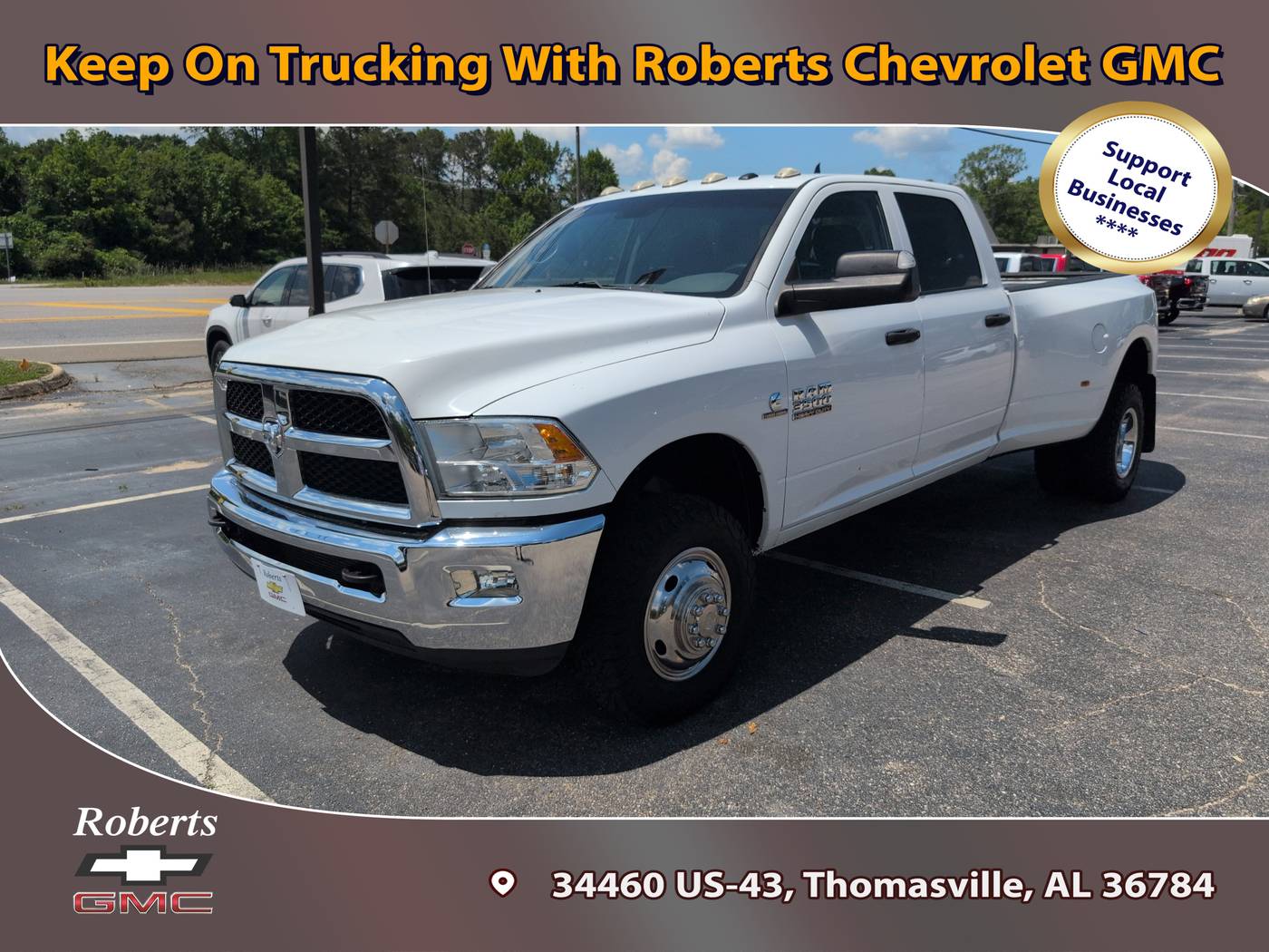 2018 Ram 3500 Tradesman — Pickup Truck — 113,079 mi — Thomasville, AL