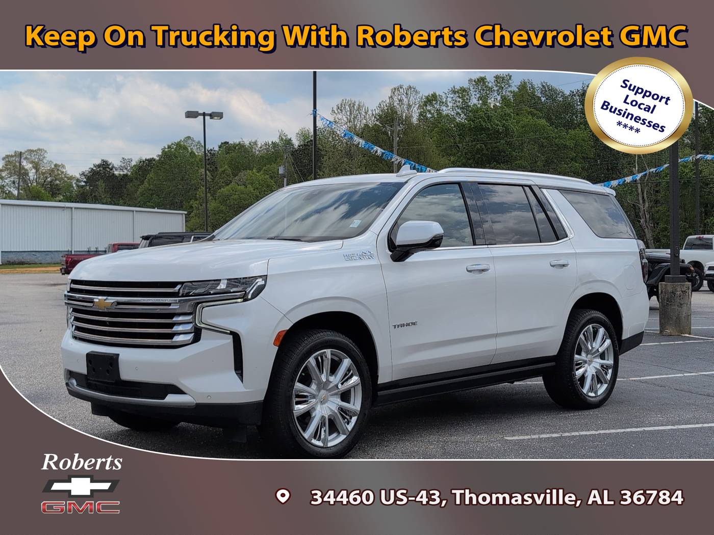 2021 Chevrolet Tahoe High Country — SUV — 109,344 mi — Thomasville, AL