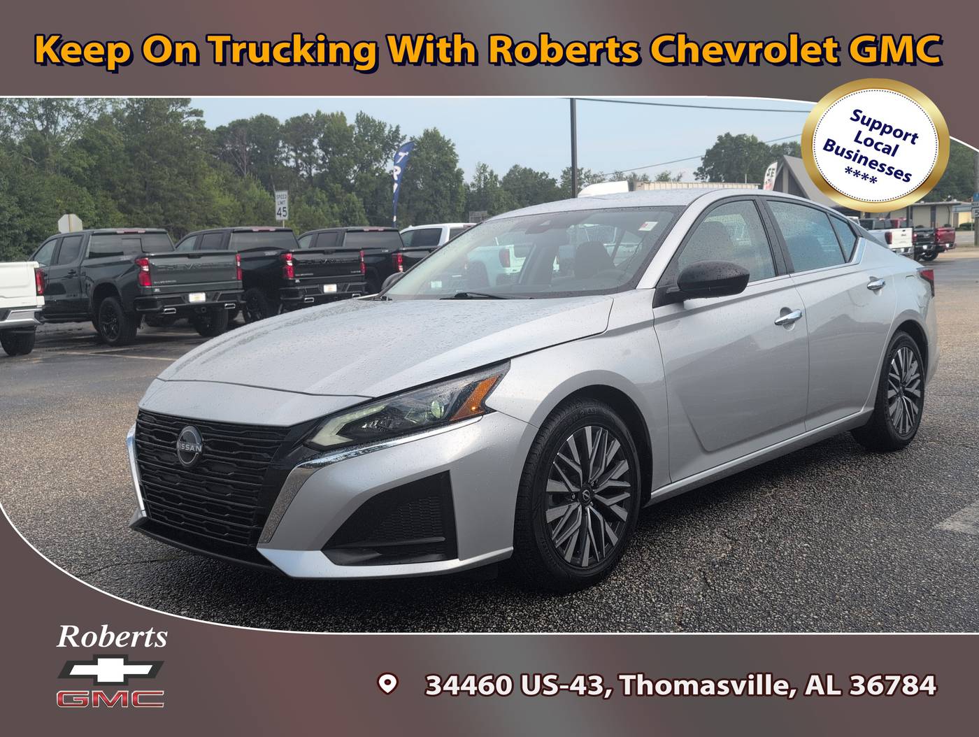 2024 Nissan Altima SV — Sedan — 48,638 mi — Thomasville, AL
