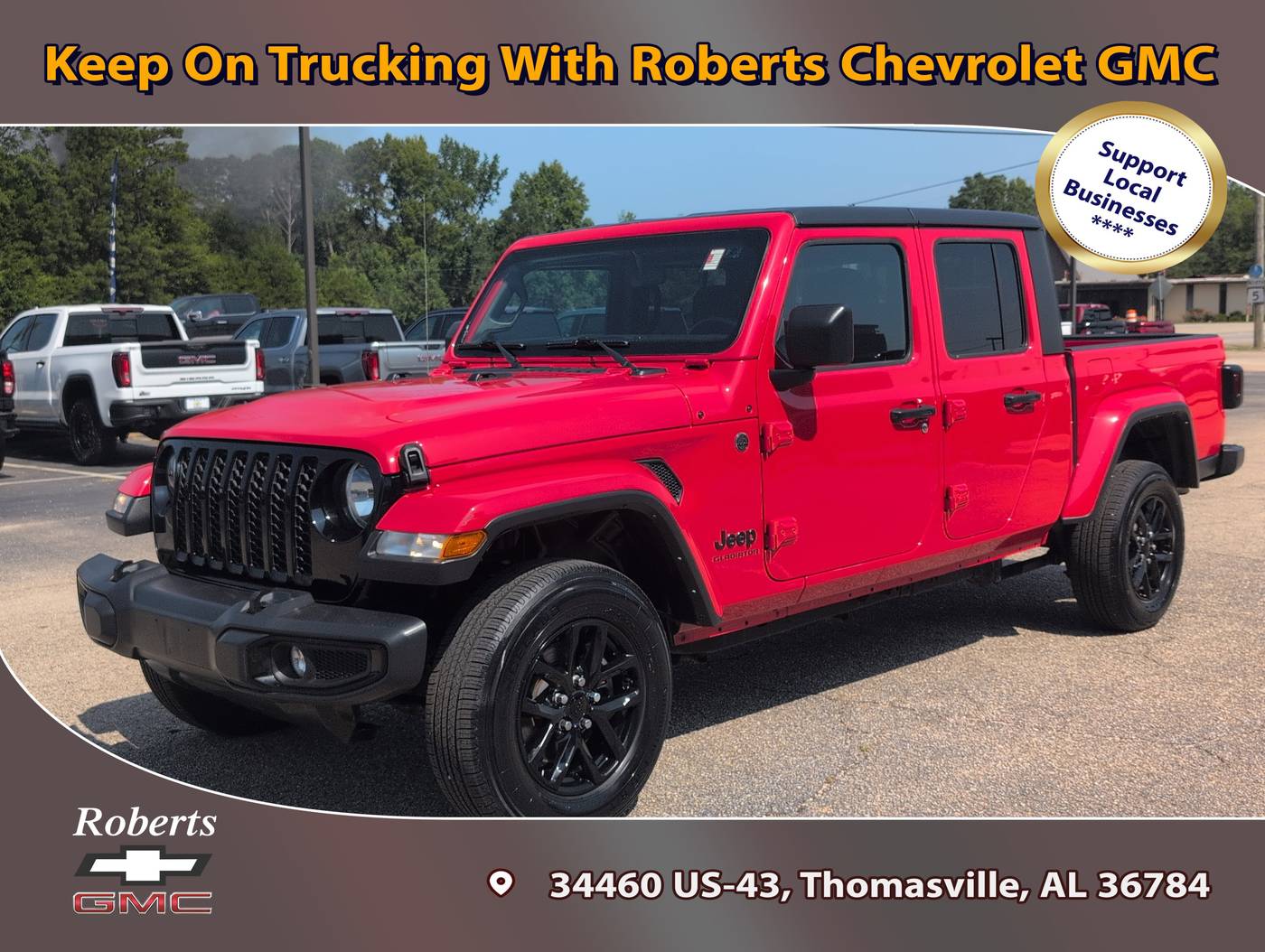 2022 Jeep Gladiator Altitude — Pickup Truck — 93,474 mi — Thomasville, AL