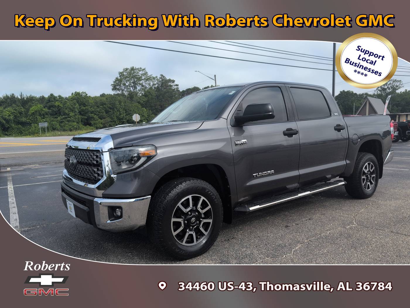 2019 Toyota Tundra SR5 — Pickup Truck — 102,730 mi — Thomasville, AL