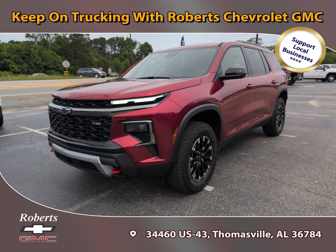 2024 Chevrolet Traverse Z71 — SUV — 15,699 mi — Thomasville, AL