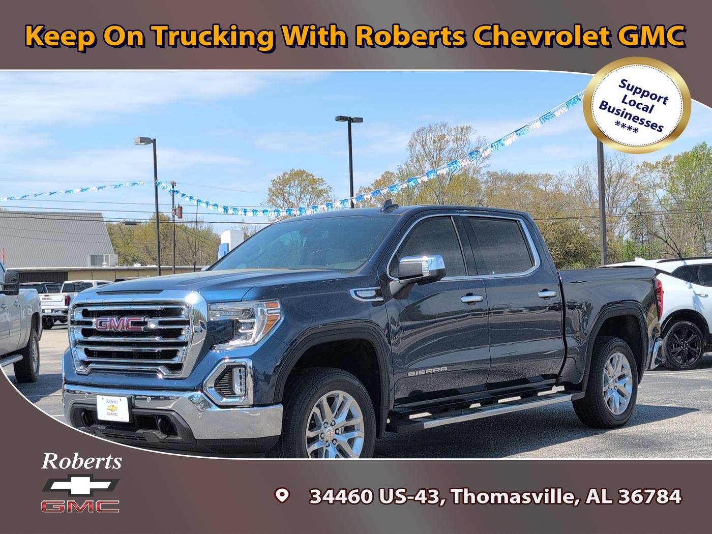 2019 GMC Sierra 1500 SLT — Pickup Truck — 89,957 mi — Thomasville, AL