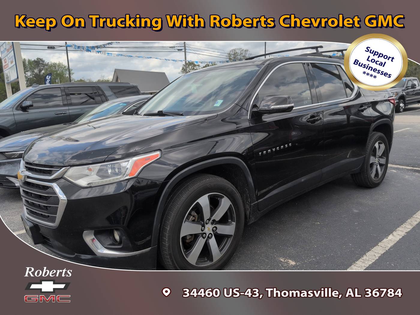 2019 Chevrolet Traverse LT Leather — SUV — 107,444 mi — Thomasville, AL