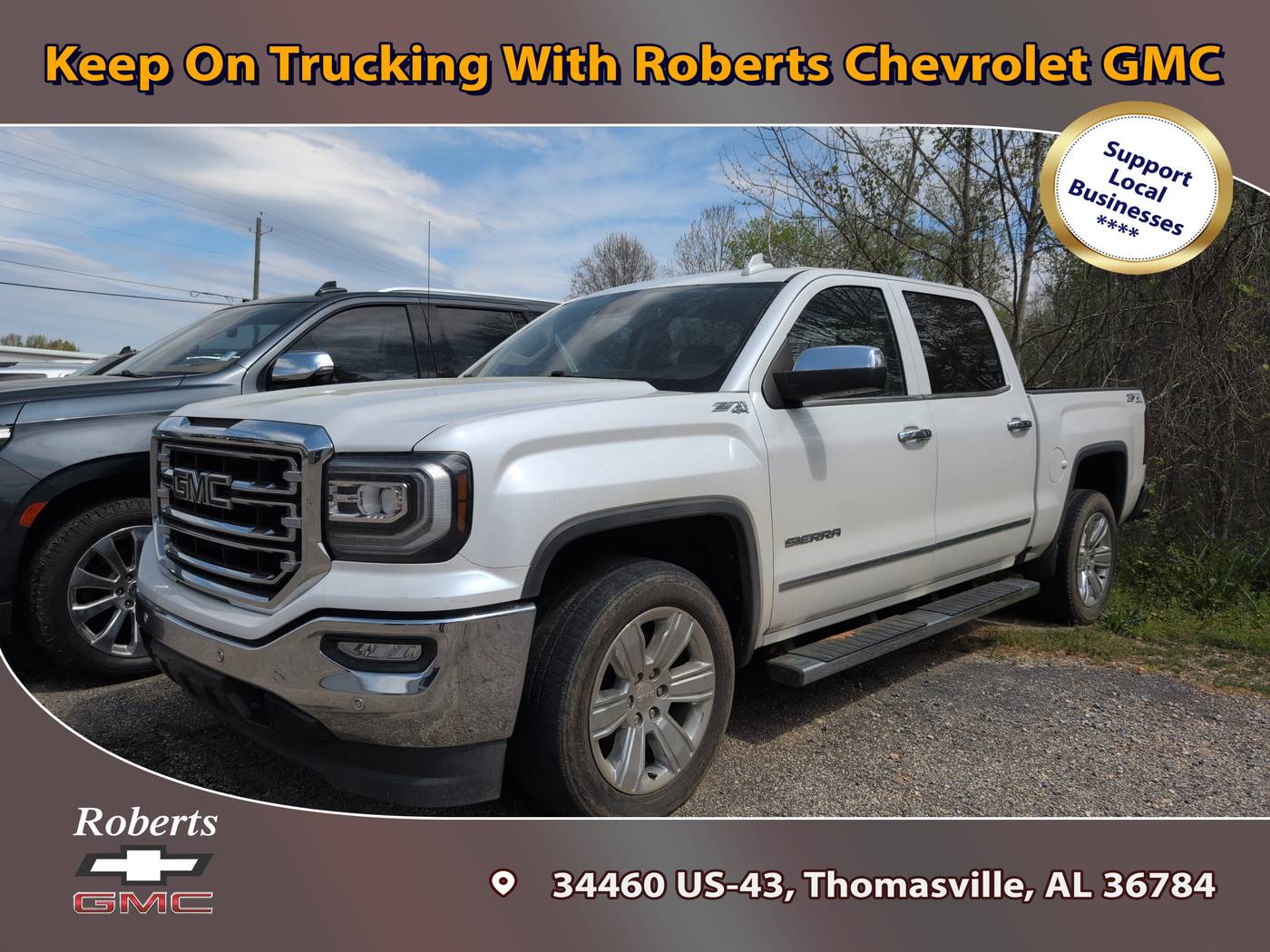 2018 GMC Sierra 1500 SLT — Pickup Truck — 128,814 mi — Thomasville, AL