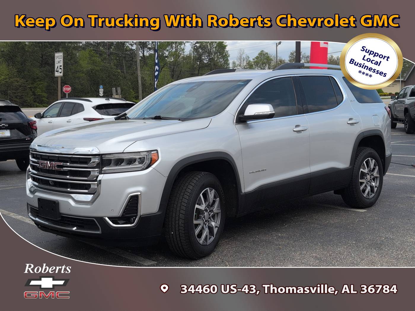 2020 GMC Acadia SLT — SUV — 98,135 mi — Thomasville, AL