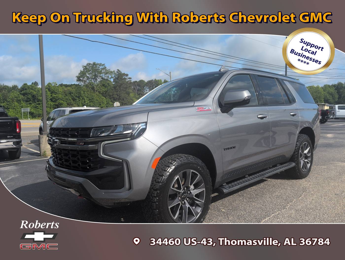 2021 Chevrolet Tahoe Z71 — SUV — 89,774 mi — Thomasville, AL