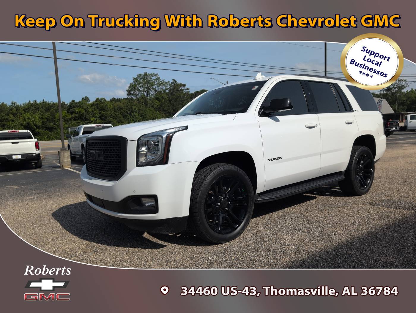 2019 GMC Yukon SLT — SUV — 97,915 mi — Thomasville, AL