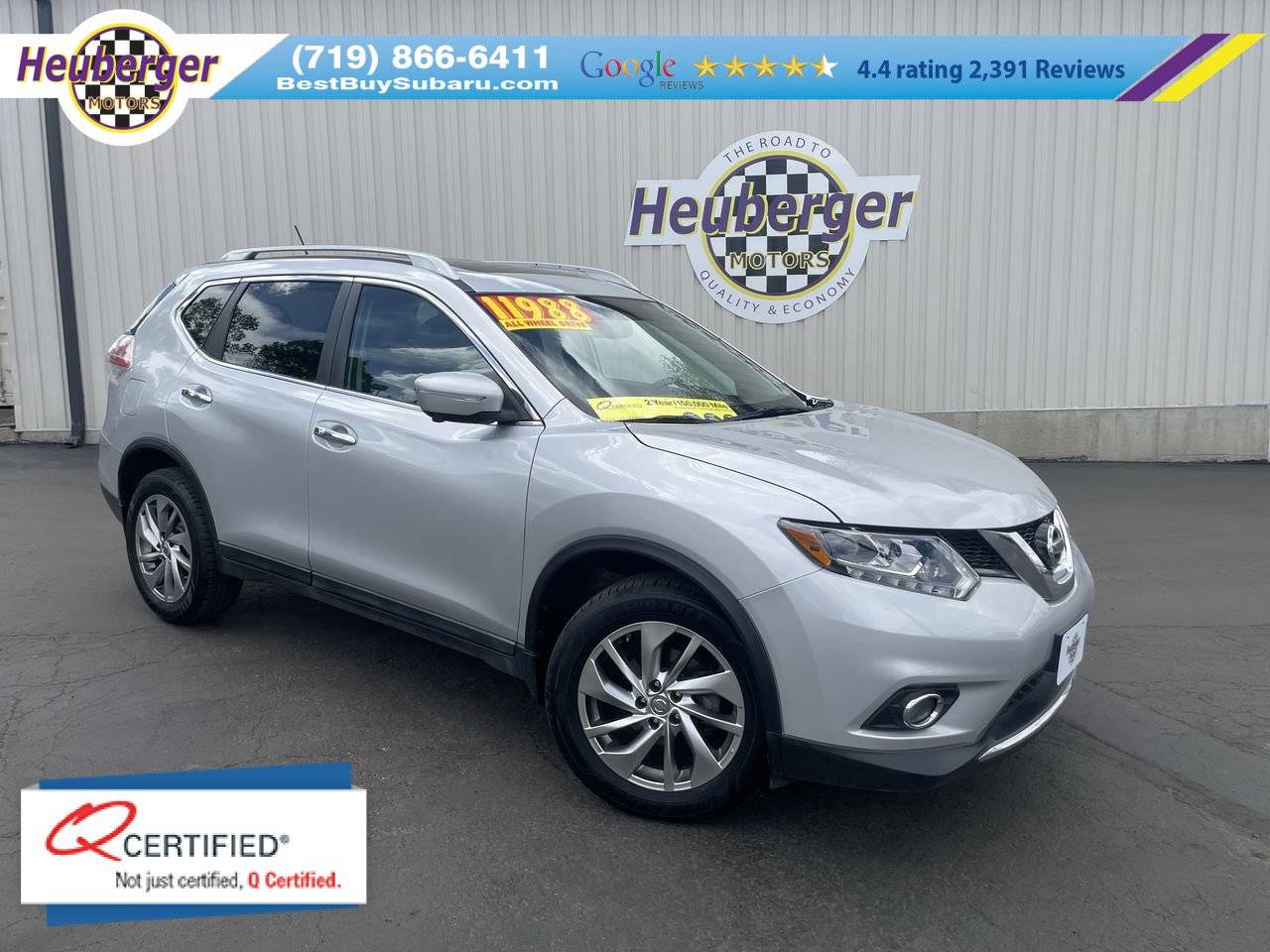 2015 Nissan Rogue SL — SUV — 126,295 mi — Colorado Springs, CO