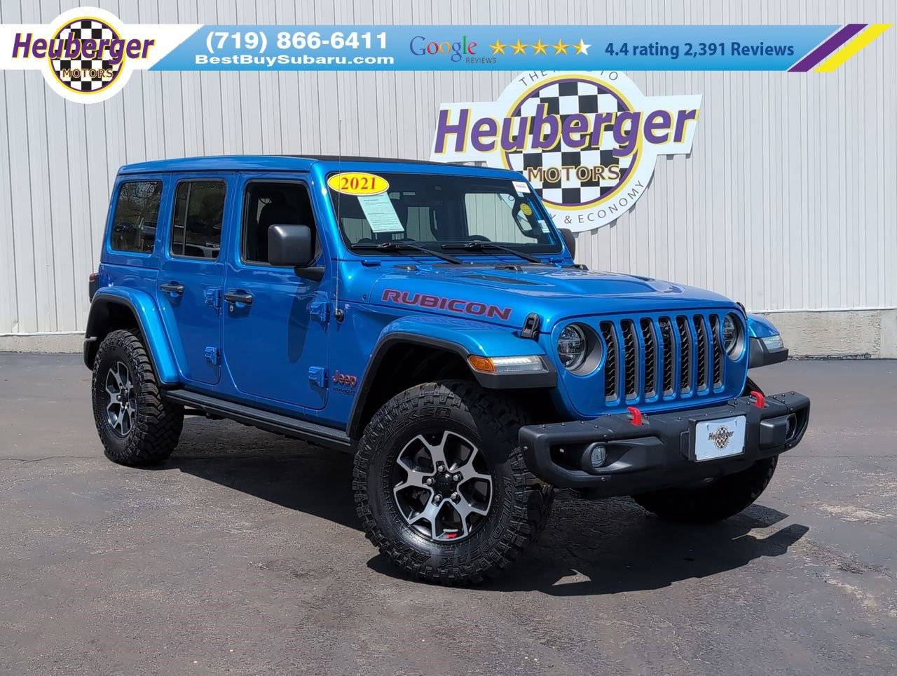 2021 Jeep Wrangler Rubicon — SUV — 34,896 mi — Colorado Springs, CO