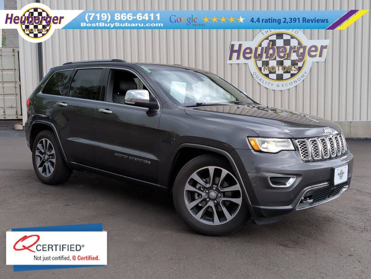 2018 Jeep Grand Cherokee Overland — SUV — 121,985 mi — Colorado Springs, CO