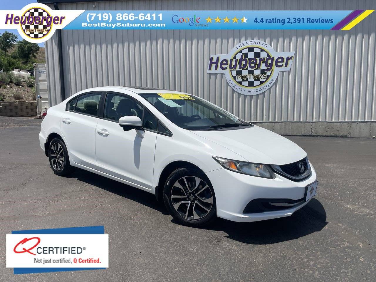 2014 Honda Civic EX — Sedan — 87,963 mi — Colorado Springs, CO