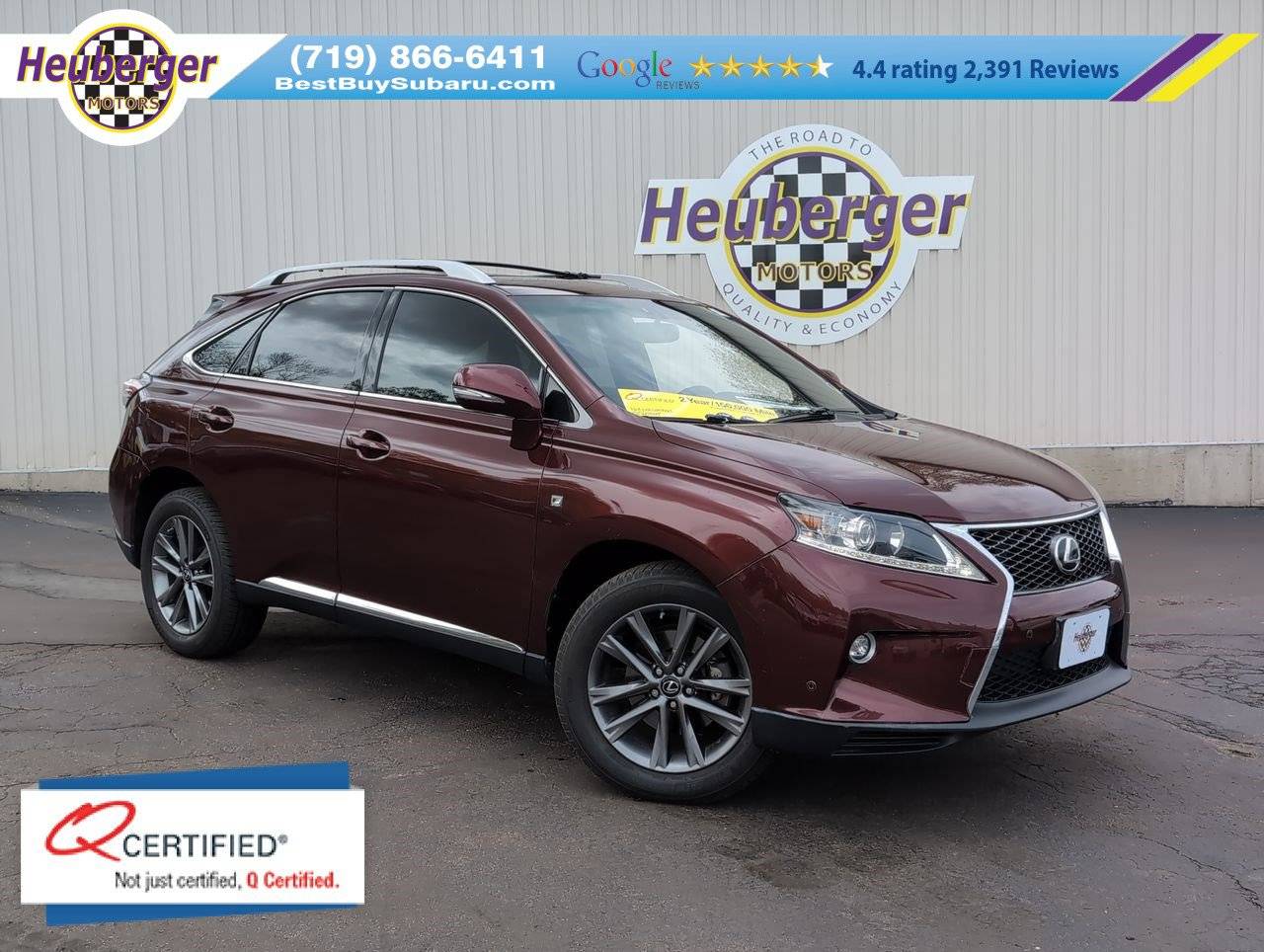 2015 Lexus RX RX 350 F Sport — SUV — 64,473 mi — Colorado Springs, CO