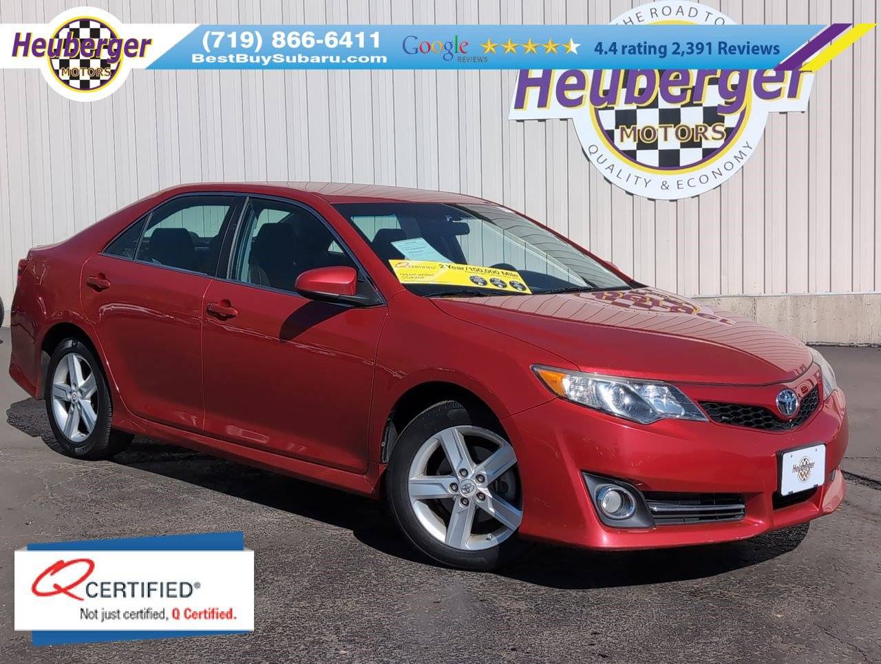2012 Toyota Camry SE — Sedan — 111,753 mi — Colorado Springs, CO