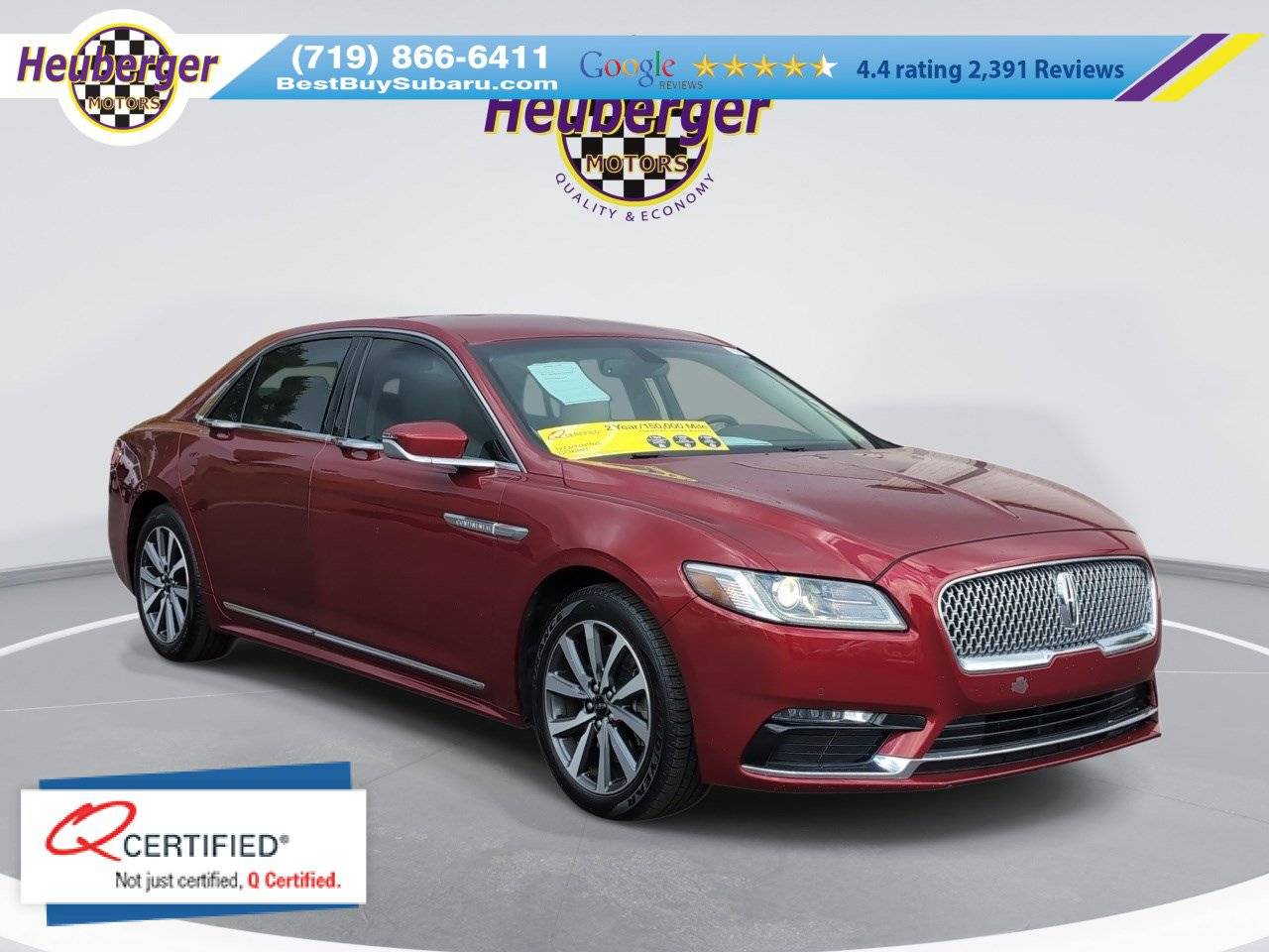 2018 Lincoln Continental Premiere — Sedan — 97,595 mi — Colorado Springs, CO