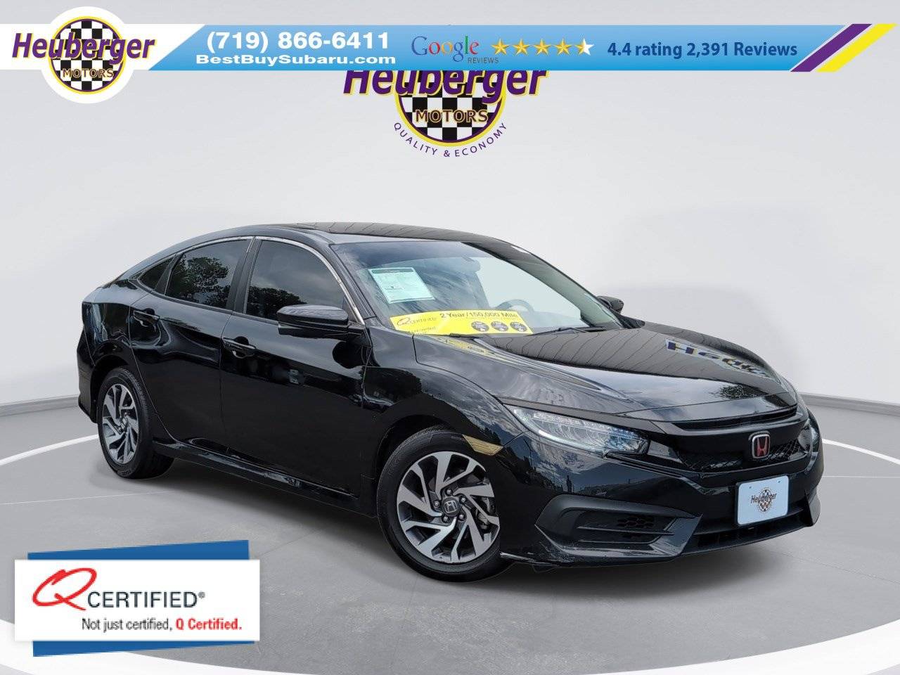2018 Honda Civic EX — Sedan — 78,664 mi — Colorado Springs, CO