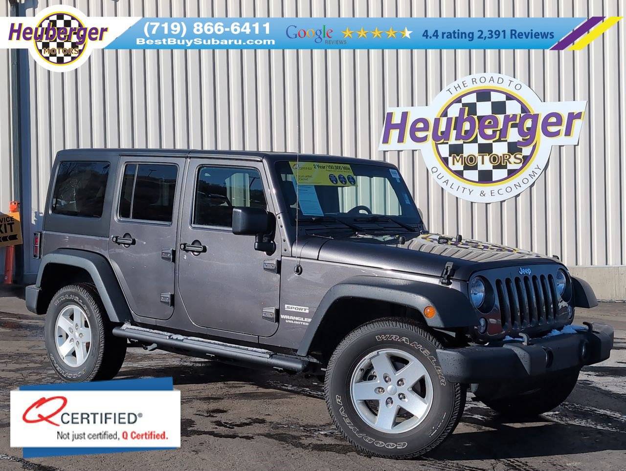 2017 Jeep Wrangler Sport — SUV — 99,018 mi — Colorado Springs, CO