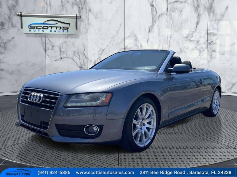 2012 Audi A5 Premium Plus — Convertible — 62,359 mi — Sarasota, FL