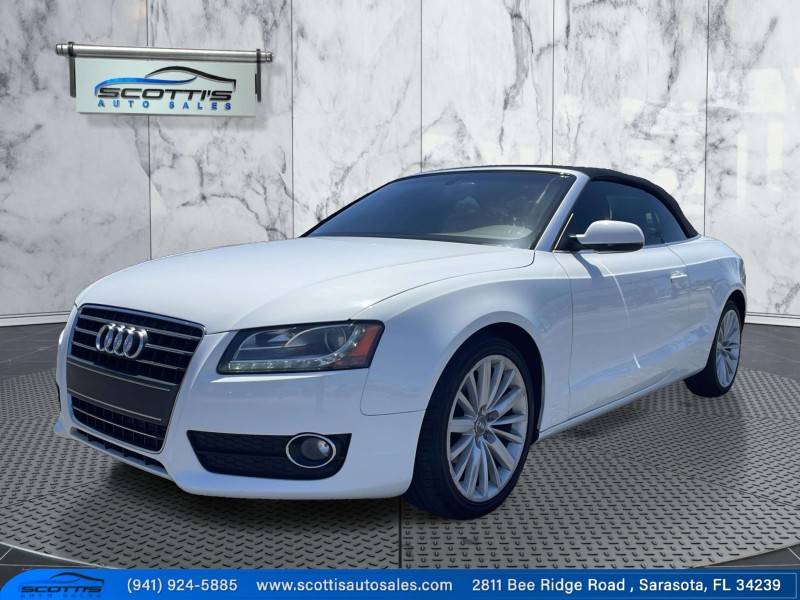 2012 Audi A5 Premium Plus — Convertible — 76,639 mi — Sarasota, FL