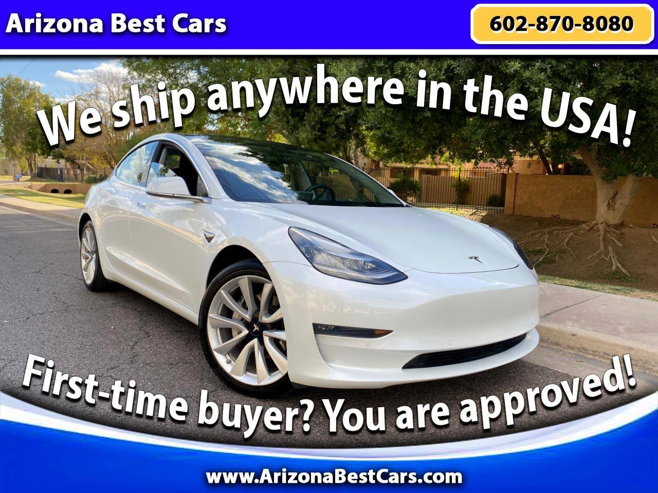2019 Tesla Model 3 Long Range — Sedan — 125,693 mi — Phoenix, AZ