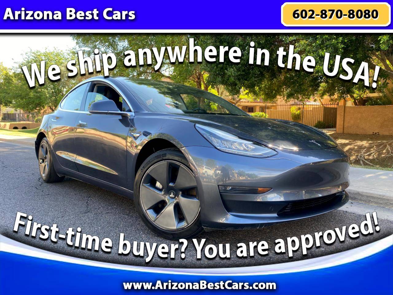 2019 Tesla Model 3 Mid Range — Sedan — 26,747 mi — Phoenix, AZ