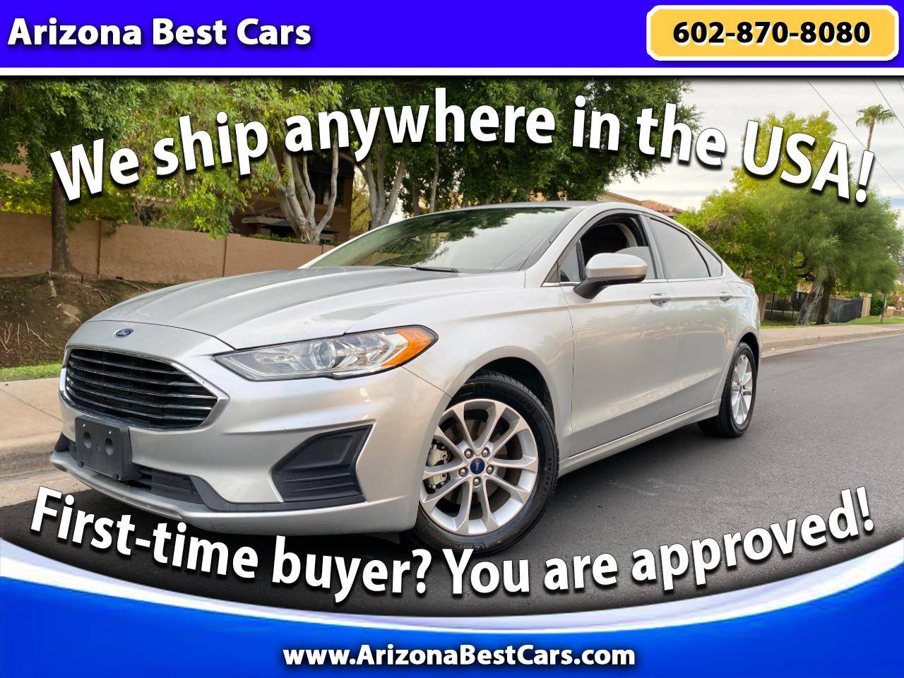 2019 Ford Fusion SE — Sedan — 52,570 mi — Phoenix, AZ