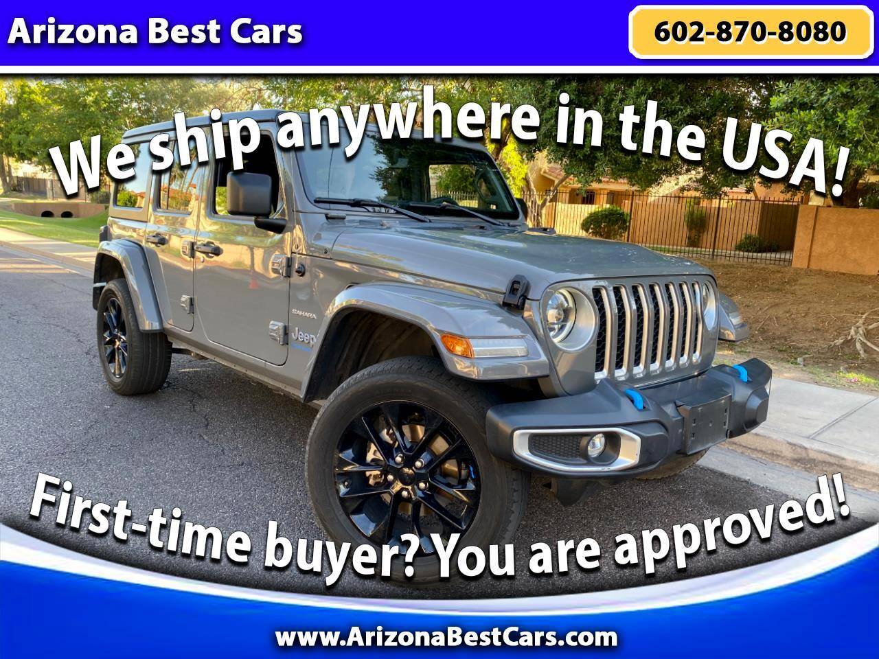 2023 Jeep Wrangler Sahara 4xe — SUV — 45,594 mi — Phoenix, AZ