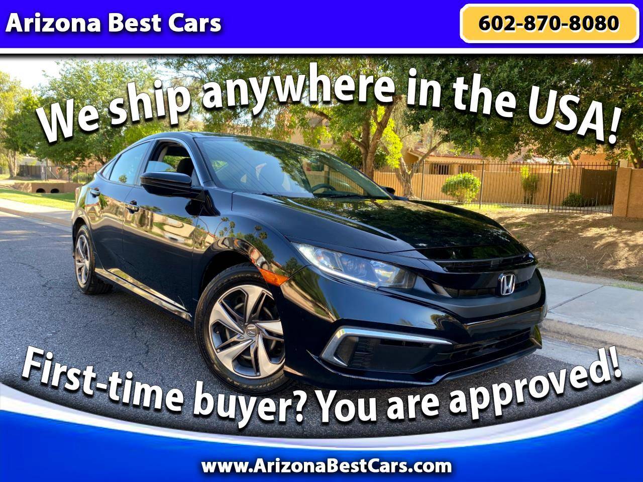 2021 Honda Civic LX — Sedan — 60,415 mi — Phoenix, AZ