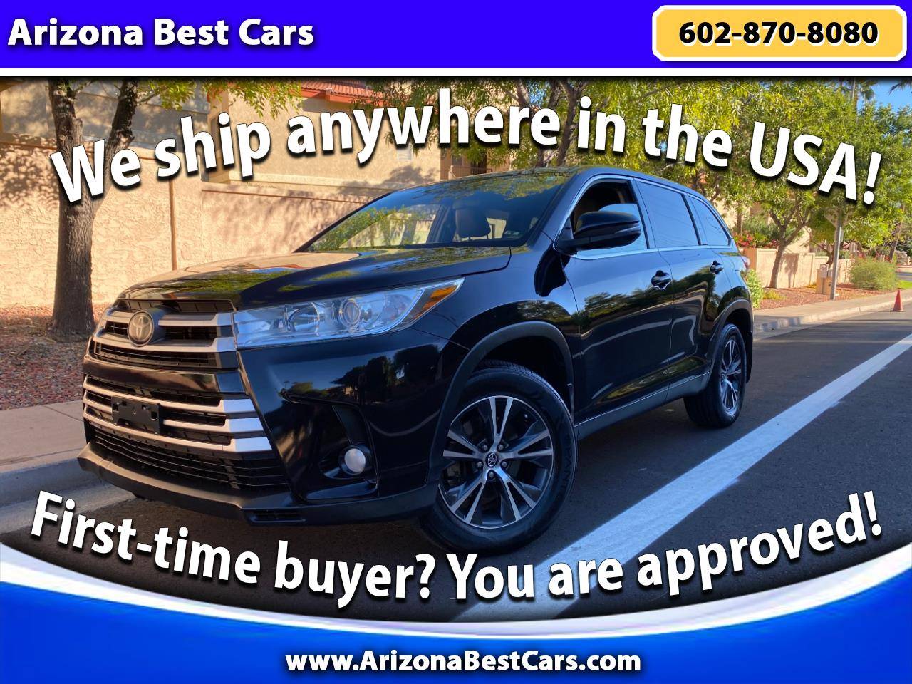 2019 Toyota Highlander LE V6 — SUV — 69,531 mi — Phoenix, AZ