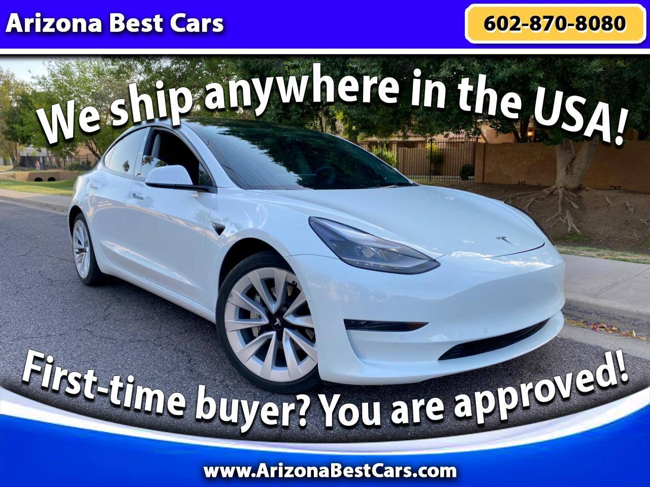 2022 Tesla Model 3 Standard Range Plus — Sedan — 57,684 mi — Phoenix, AZ