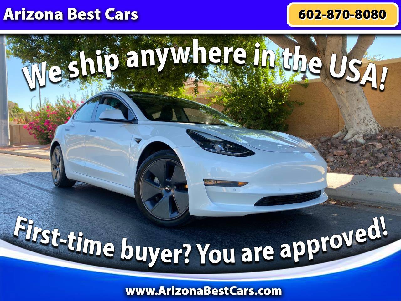 2022 Tesla Model 3 Standard Range Plus — Sedan — 107,300 mi — Phoenix, AZ