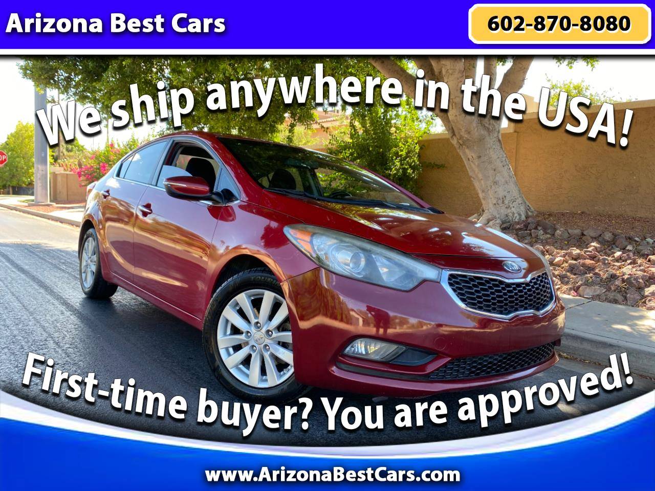 2014 Kia Forte EX — Sedan — 76,097 mi — Phoenix, AZ