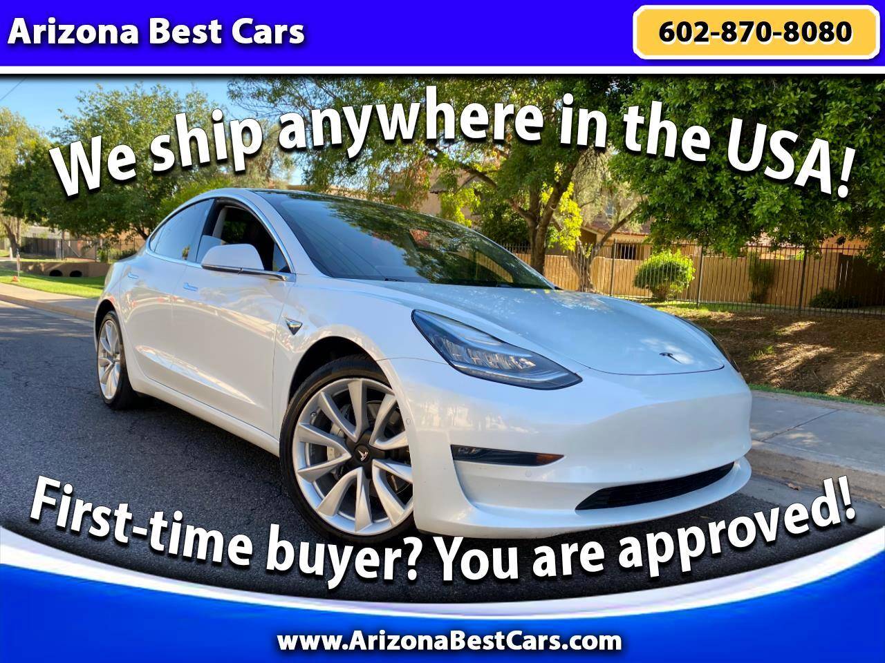 2019 Tesla Model 3 Long Range — Sedan — 73,566 mi — Phoenix, AZ