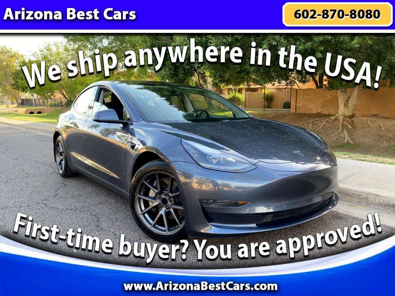2021 Tesla Model 3 Standard Range Plus — Sedan — 58,176 mi — Phoenix, AZ