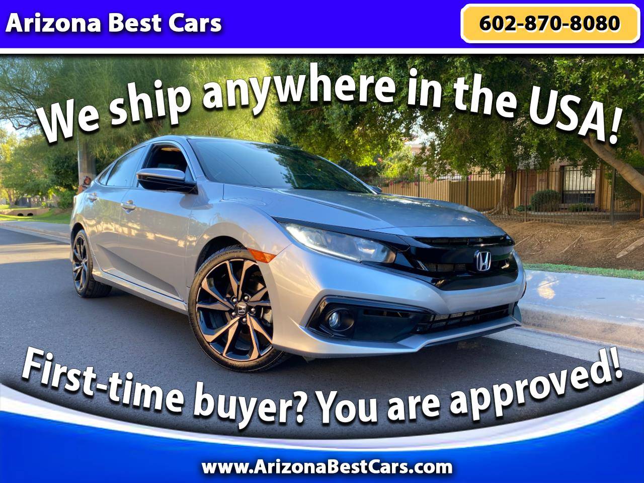 2020 Honda Civic Sport — Sedan — 84,695 mi — Phoenix, AZ