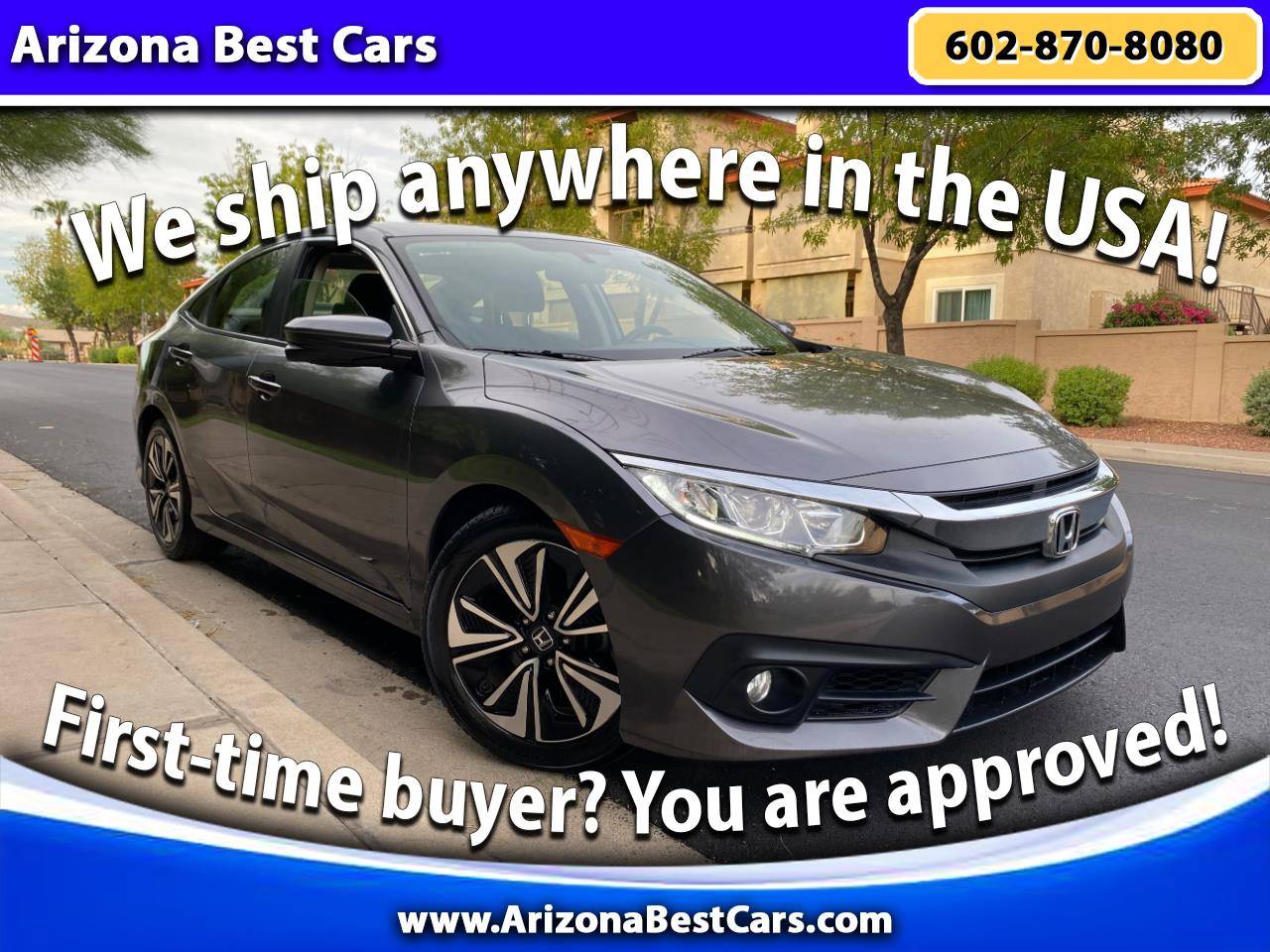 2018 Honda Civic EX-T — Sedan — 76,409 mi — Phoenix, AZ