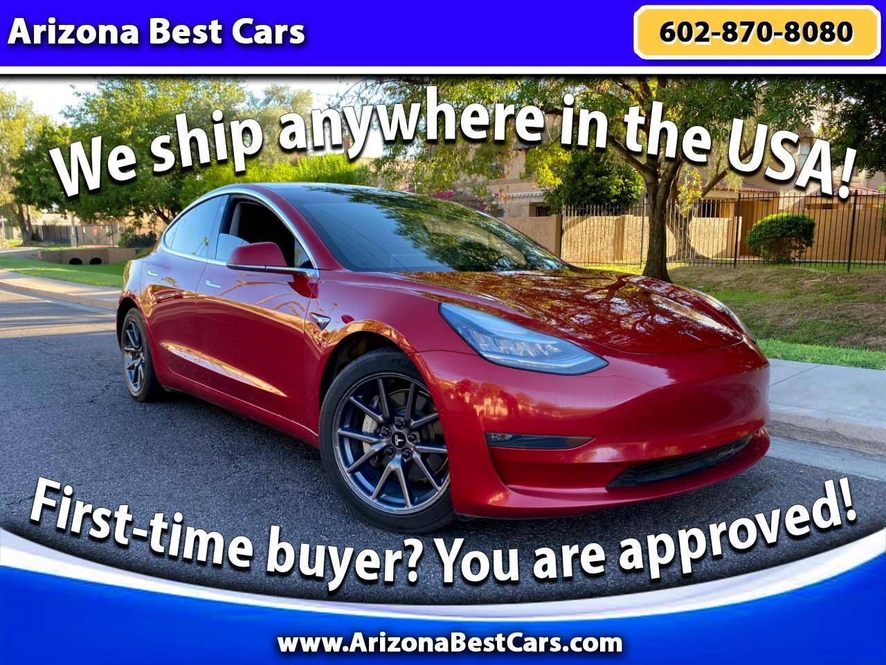 2018 Tesla Model 3 Mid Range — Sedan — 67,290 mi — Phoenix, AZ