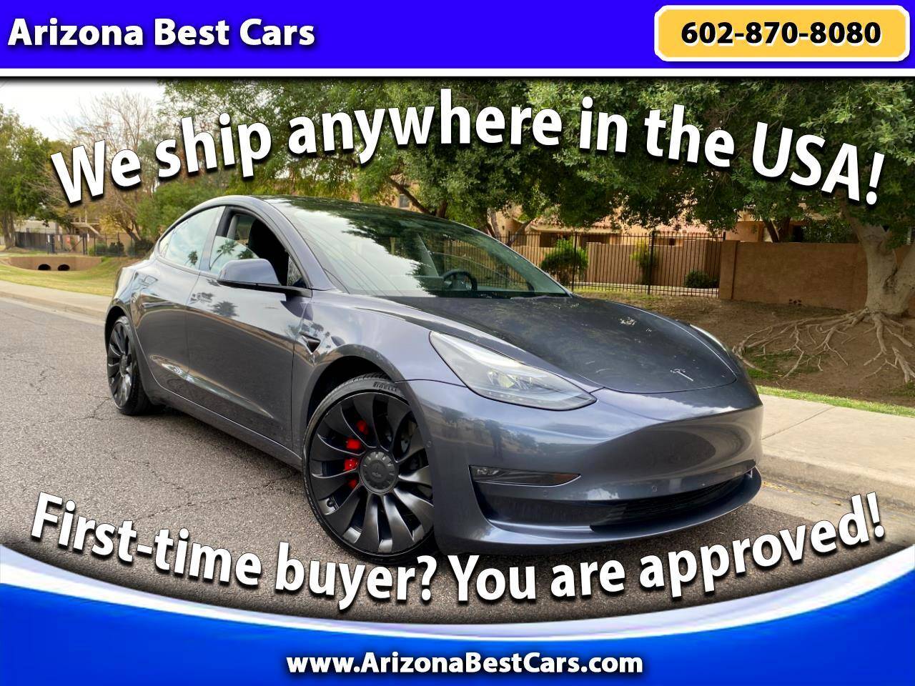 2022 Tesla Model 3 Performance — Sedan — 59,733 mi — Phoenix, AZ