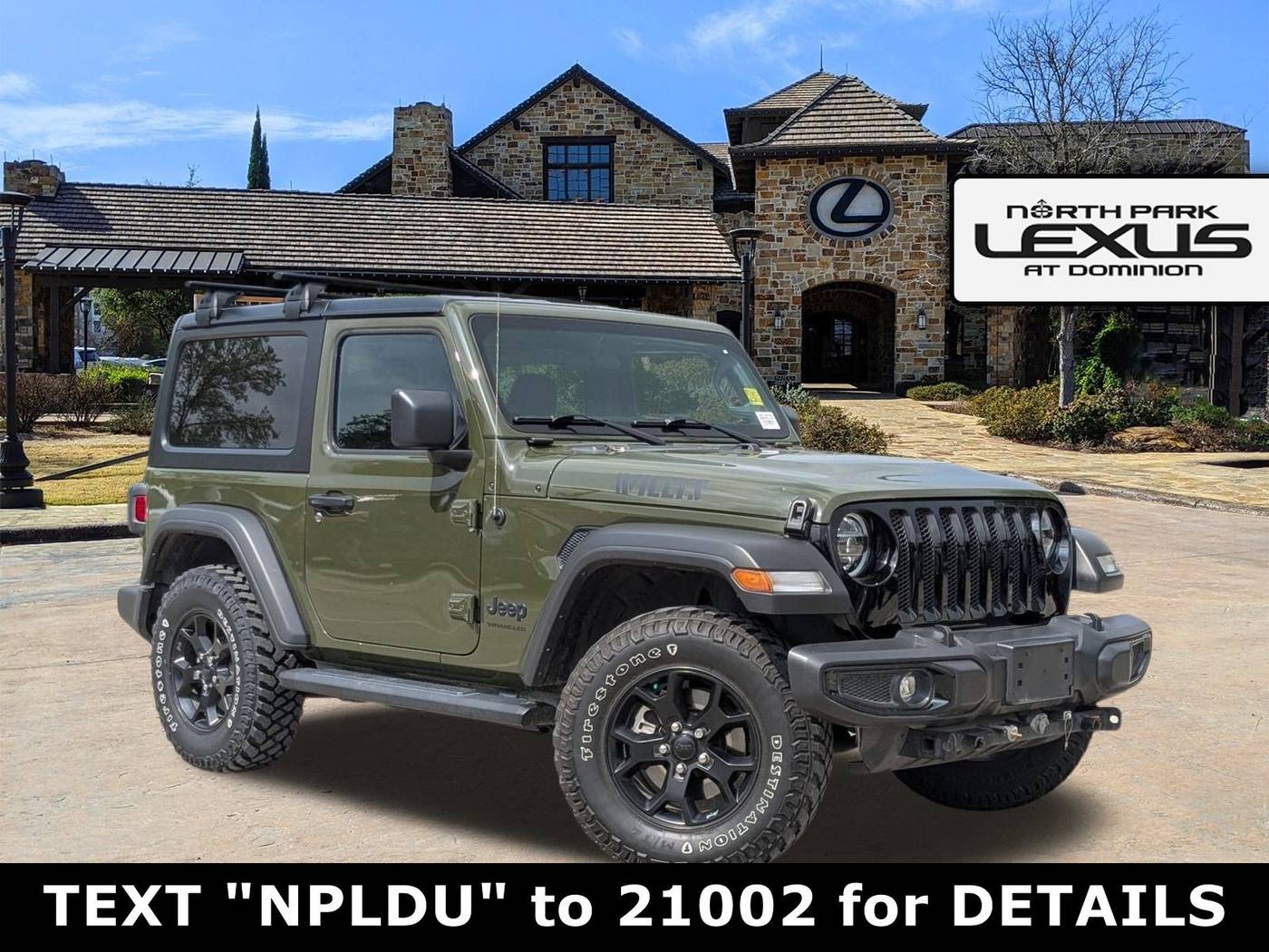 2022 Jeep Wrangler Willys — SUV — 17,720 mi — San Antonio, TX