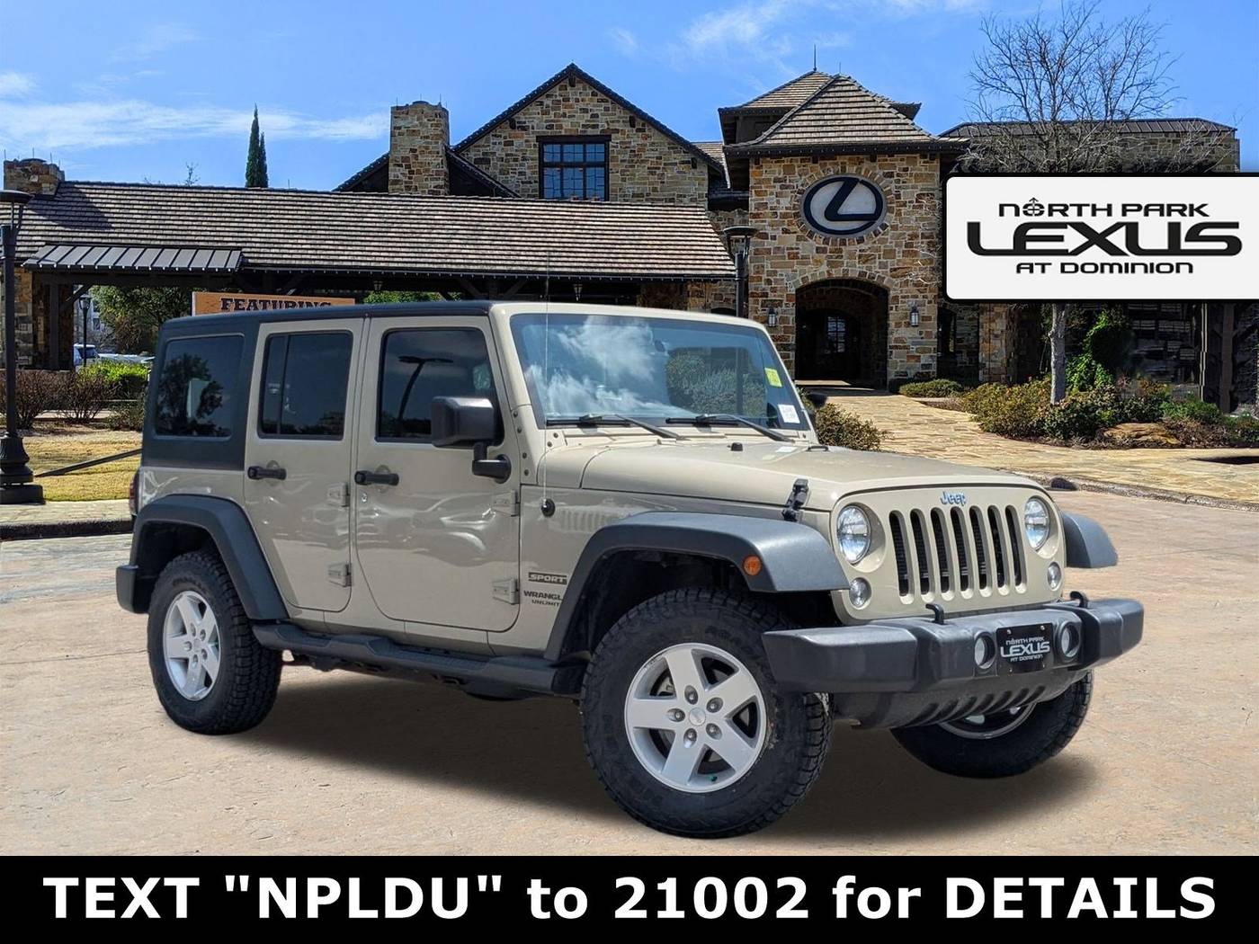 2017 Jeep Wrangler Sport — SUV — 25,076 mi — San Antonio, TX