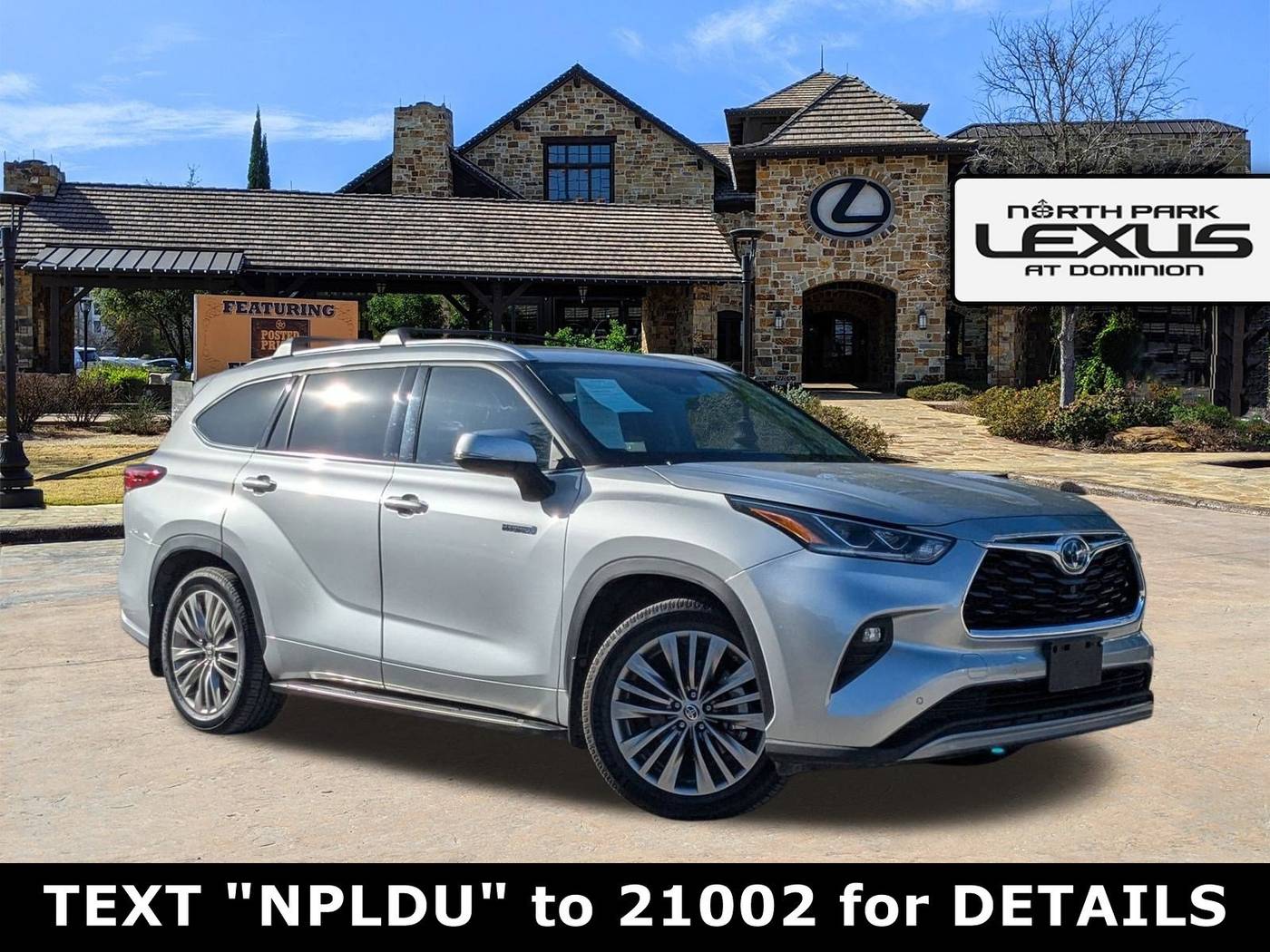 2021 Toyota Highlander Hybrid Platinum — SUV — 52,275 mi — San Antonio, TX