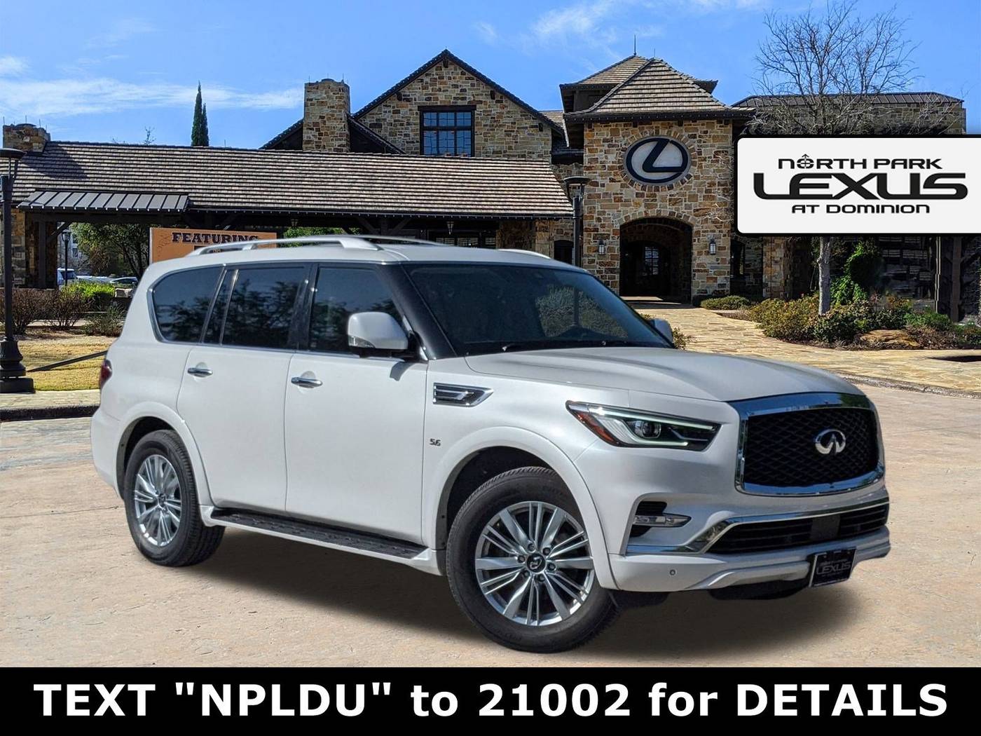 2019 INFINITI QX80 LUXE — SUV — 122,589 mi — San Antonio, TX