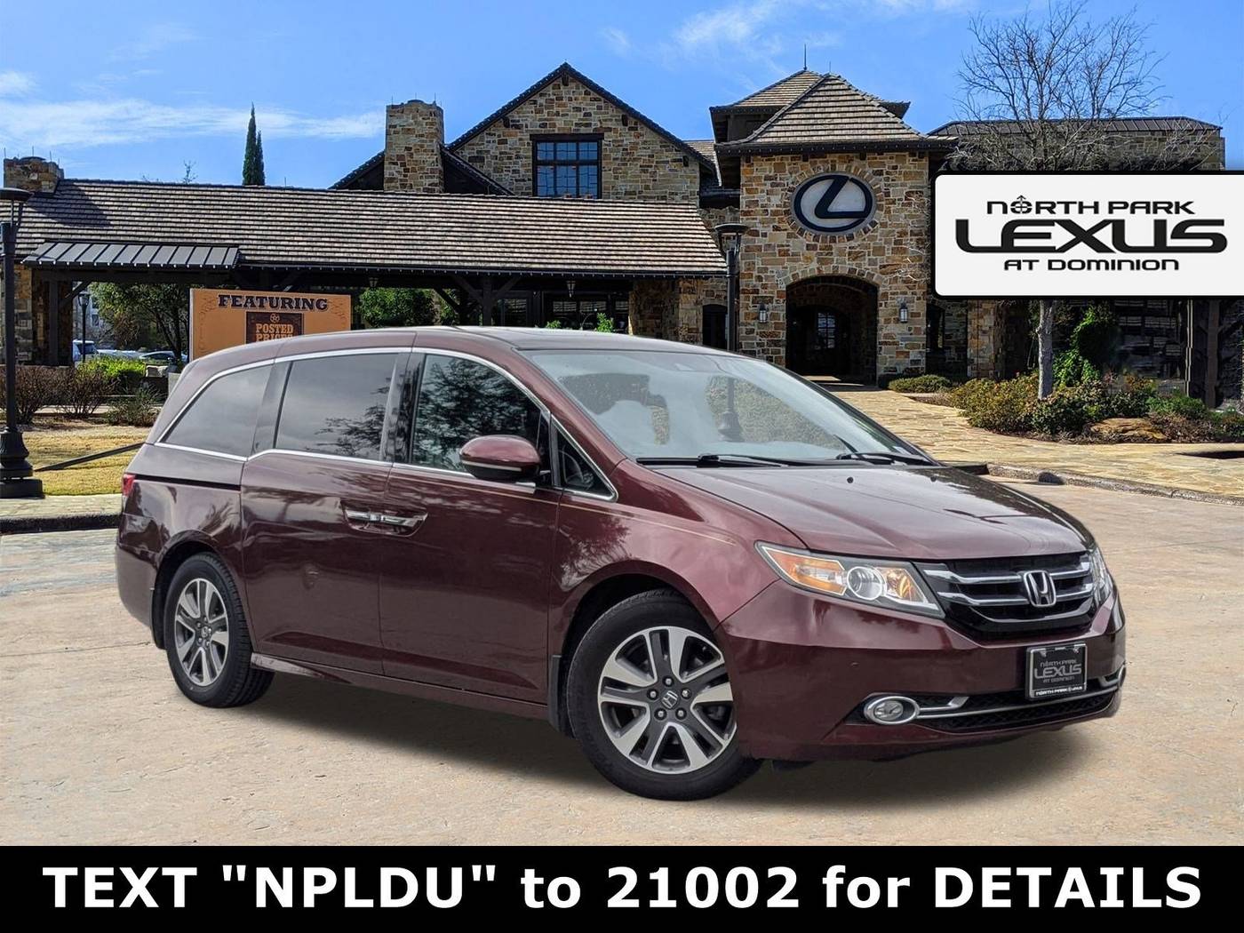 2016 Honda Odyssey Touring — Minivan — 95,520 mi — San Antonio, TX