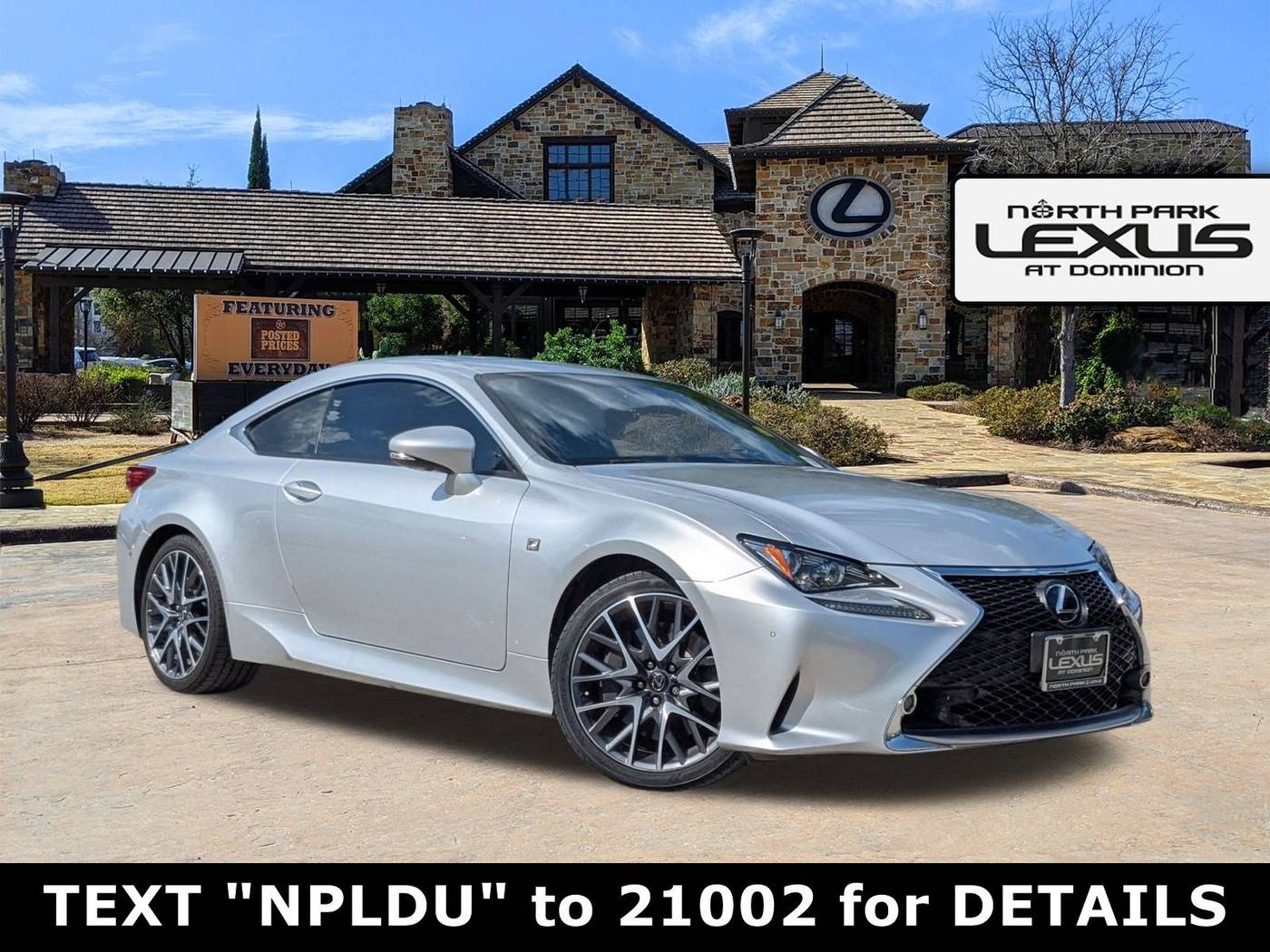 2015 Lexus RC RC 350 — Coupe — 79,808 mi — San Antonio, TX